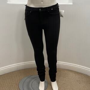 Parker Smith Ava Skinny Pants High Rise Ebony Ponte Size 12 NWT